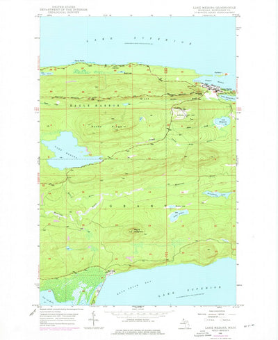 United States Geological Survey Lake Medora, MI (1948, 24000-Scale) digital map