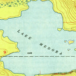 United States Geological Survey Lake Medora, MI (1949, 24000-Scale) digital map