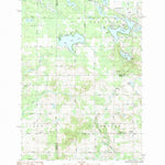 United States Geological Survey Lake, MI (1984, 25000-Scale) digital map