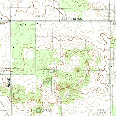 United States Geological Survey Lake, MI (1984, 25000-Scale) digital map