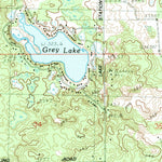 United States Geological Survey Lake, MI (1984, 25000-Scale) digital map