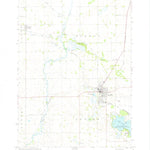 United States Geological Survey Lake Mills, IA-MN (1972, 24000-Scale) digital map