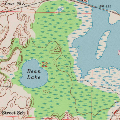 United States Geological Survey Lake Mills, WI (1959, 24000-Scale) digital map