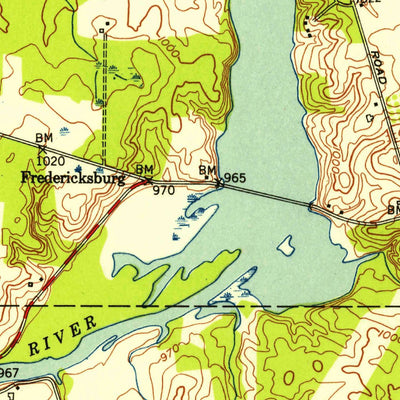 United States Geological Survey Lake Milton, OH (1952, 24000-Scale) digital map