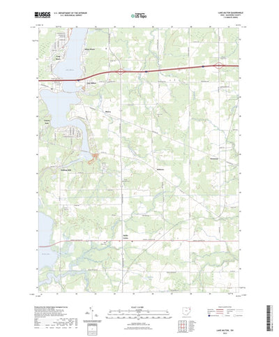 United States Geological Survey Lake Milton, OH (2023, 24000-Scale) digital map