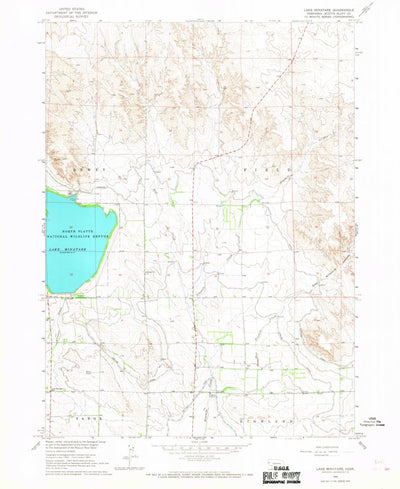United States Geological Survey Lake Minatare, NE (1965, 24000-Scale) digital map