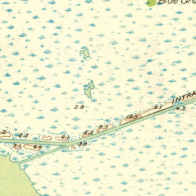 United States Geological Survey Lake Misere, LA (1935, 31680-Scale) digital map