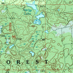 United States Geological Survey Lake Mitigwaki, MI (1999, 24000-Scale) digital map