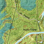 United States Geological Survey Lake Mongoulois, LA (1973, 24000-Scale) digital map