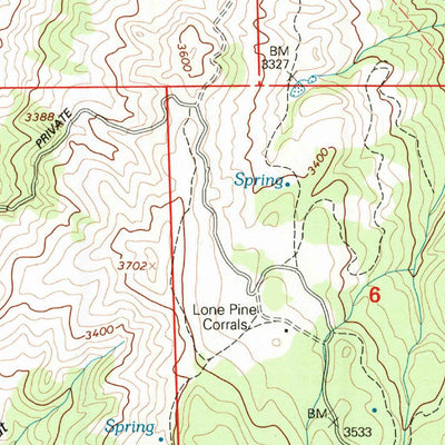 United States Geological Survey Lake Mountain, CA (1997, 24000-Scale) digital map