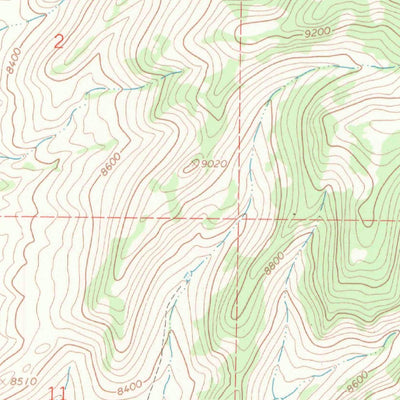 United States Geological Survey Lake Mountain, CO (1967, 24000-Scale) digital map