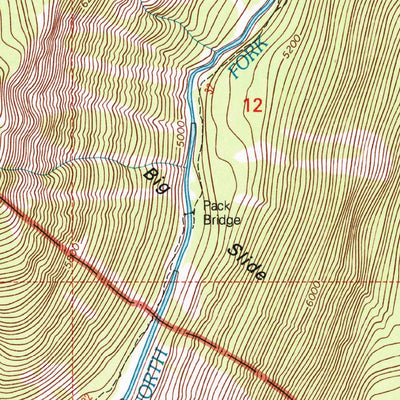United States Geological Survey Lake Mountain, MT (1999, 24000-Scale) digital map