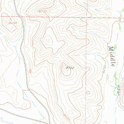 United States Geological Survey Lake Mountain NE, CO (1967, 24000-Scale) digital map