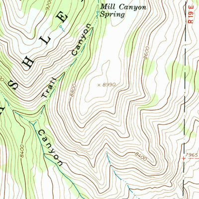 United States Geological Survey Lake Mountain, UT (1965, 24000-Scale) digital map
