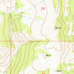 United States Geological Survey Lake Mountain, WY (1969, 24000-Scale) digital map