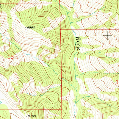 United States Geological Survey Lake Mountain, WY (1969, 24000-Scale) digital map