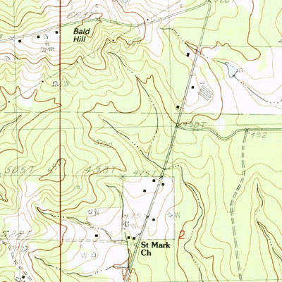 United States Geological Survey Lake, MS (1982, 24000-Scale) digital map