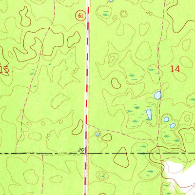 United States Geological Survey Lake Munson, FL (1969, 24000-Scale) digital map