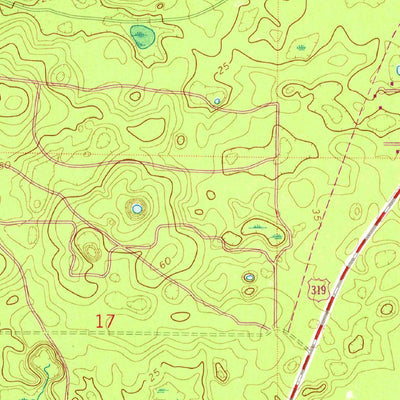 United States Geological Survey Lake Munson, FL (1969, 24000-Scale) digital map
