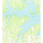 United States Geological Survey Lake Murray West, SC (1971, 24000-Scale) digital map