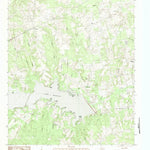 United States Geological Survey Lake Murvaul, TX (1983, 24000-Scale) digital map
