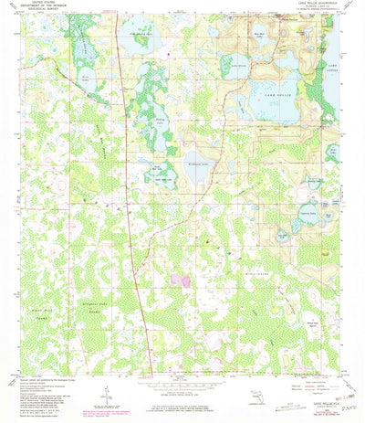 United States Geological Survey Lake Nellie, FL (1959, 24000-Scale) digital map
