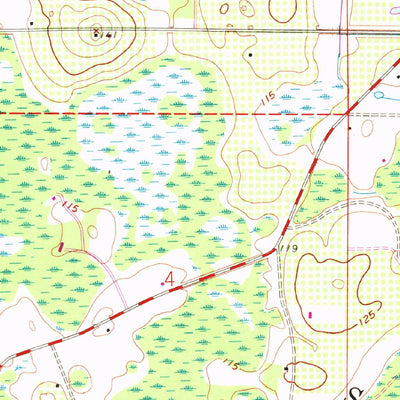 United States Geological Survey Lake Nellie, FL (1959, 24000-Scale) digital map