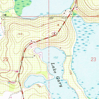 United States Geological Survey Lake Nellie, FL (1959, 24000-Scale) digital map