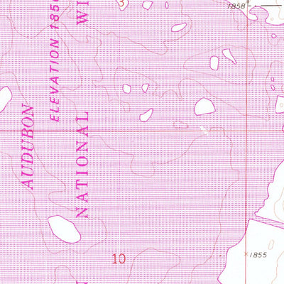 United States Geological Survey Lake Nettie, ND (1961, 24000-Scale) digital map