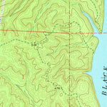 United States Geological Survey Lake Nicol, AL (1974, 24000-Scale) digital map