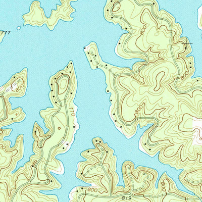 United States Geological Survey Lake Norman North, NC (1970, 24000-Scale) digital map