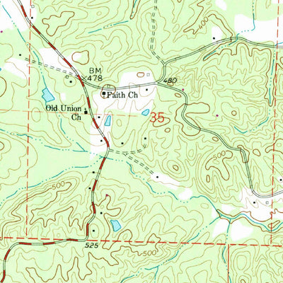 United States Geological Survey Lake Norrell, AR (1974, 24000-Scale) digital map
