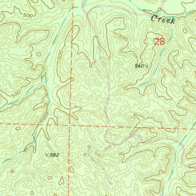 United States Geological Survey Lake Norrell, AR (1974, 24000-Scale) digital map