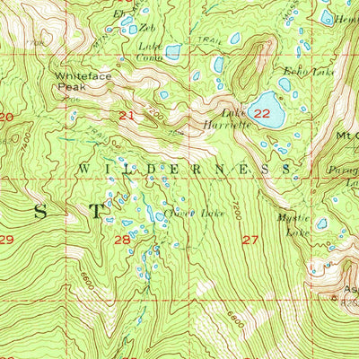 United States Geological Survey Lake O Woods, OR (1955, 62500-Scale) digital map