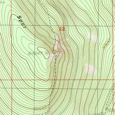 United States Geological Survey Lake Of The Woods North, OR (1985, 24000-Scale) digital map