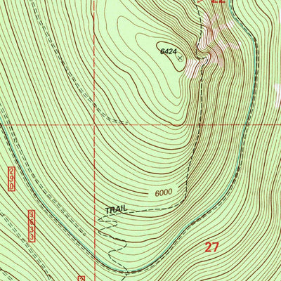 United States Geological Survey Lake Of The Woods North, OR (1998, 24000-Scale) digital map