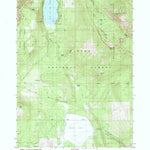 United States Geological Survey Lake Of The Woods South, OR (1985, 24000-Scale) digital map