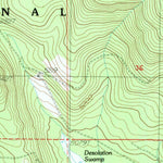 United States Geological Survey Lake Of The Woods South, OR (1985, 24000-Scale) digital map