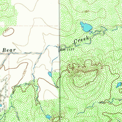 United States Geological Survey Lake Olney, TX (1964, 24000-Scale) digital map