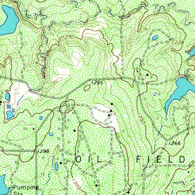 United States Geological Survey Lake Olney, TX (1964, 24000-Scale) digital map