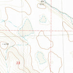 United States Geological Survey Lake On The Trail, OR (1980, 24000-Scale) digital map