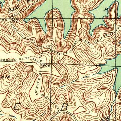 United States Geological Survey Lake Ozark, MO (1934, 24000-Scale) digital map