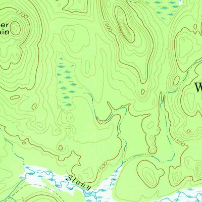 United States Geological Survey Lake Ozonia, NY (1964, 24000-Scale) digital map