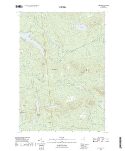 United States Geological Survey Lake Ozonia, NY (2023, 24000-Scale) digital map