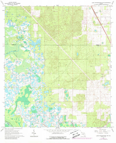 United States Geological Survey Lake Panasoffkee NW, FL (1966, 24000-Scale) digital map