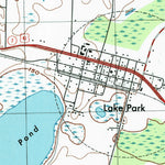 United States Geological Survey Lake Park, GA-FL (1994, 24000-Scale) digital map