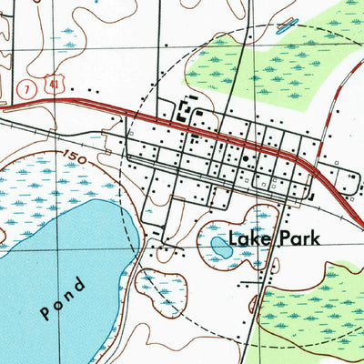 United States Geological Survey Lake Park, GA-FL (1994, 24000-Scale) digital map