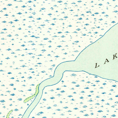 United States Geological Survey Lake Penchant, LA (1935, 31680-Scale) digital map