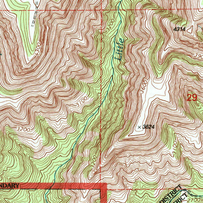 United States Geological Survey Lake Penland, OR (1995, 24000-Scale) digital map