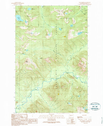United States Geological Survey Lake Philippa, WA (1989, 24000-Scale) digital map
